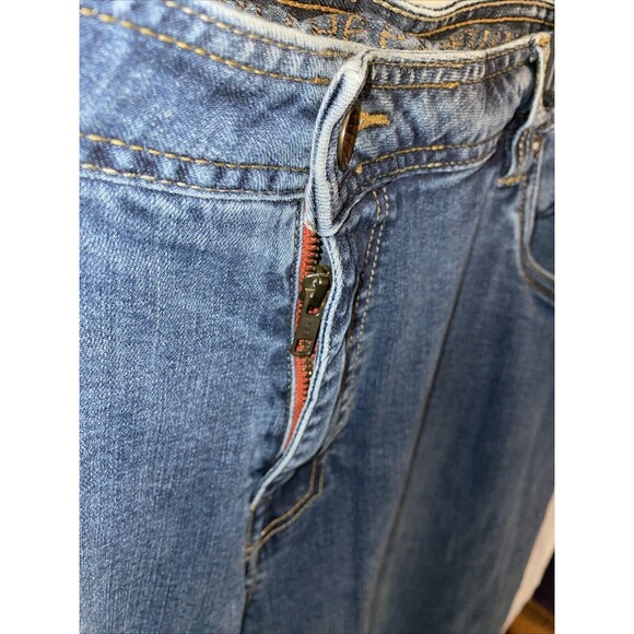 Prana Men’s Straight Jeans Size 40x34 Blue Western Rodeo Cowboy Zip Fly Rise 12 - Picture 3 of 12